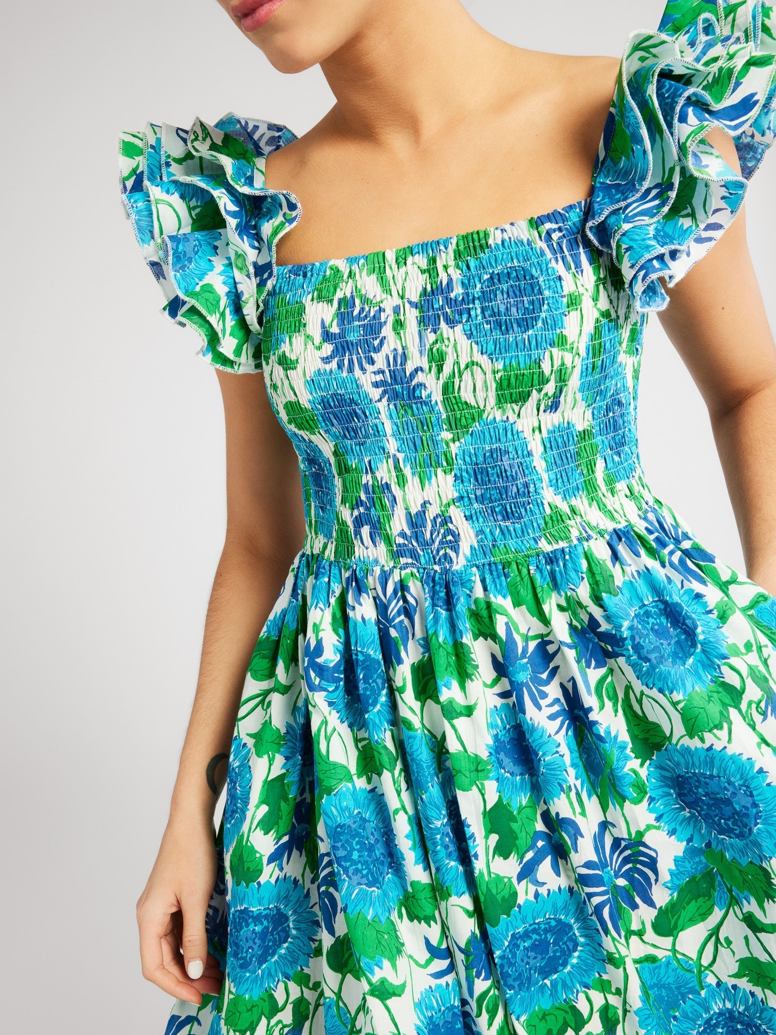 MILLE Clothing Olympia Dress in Cornflower