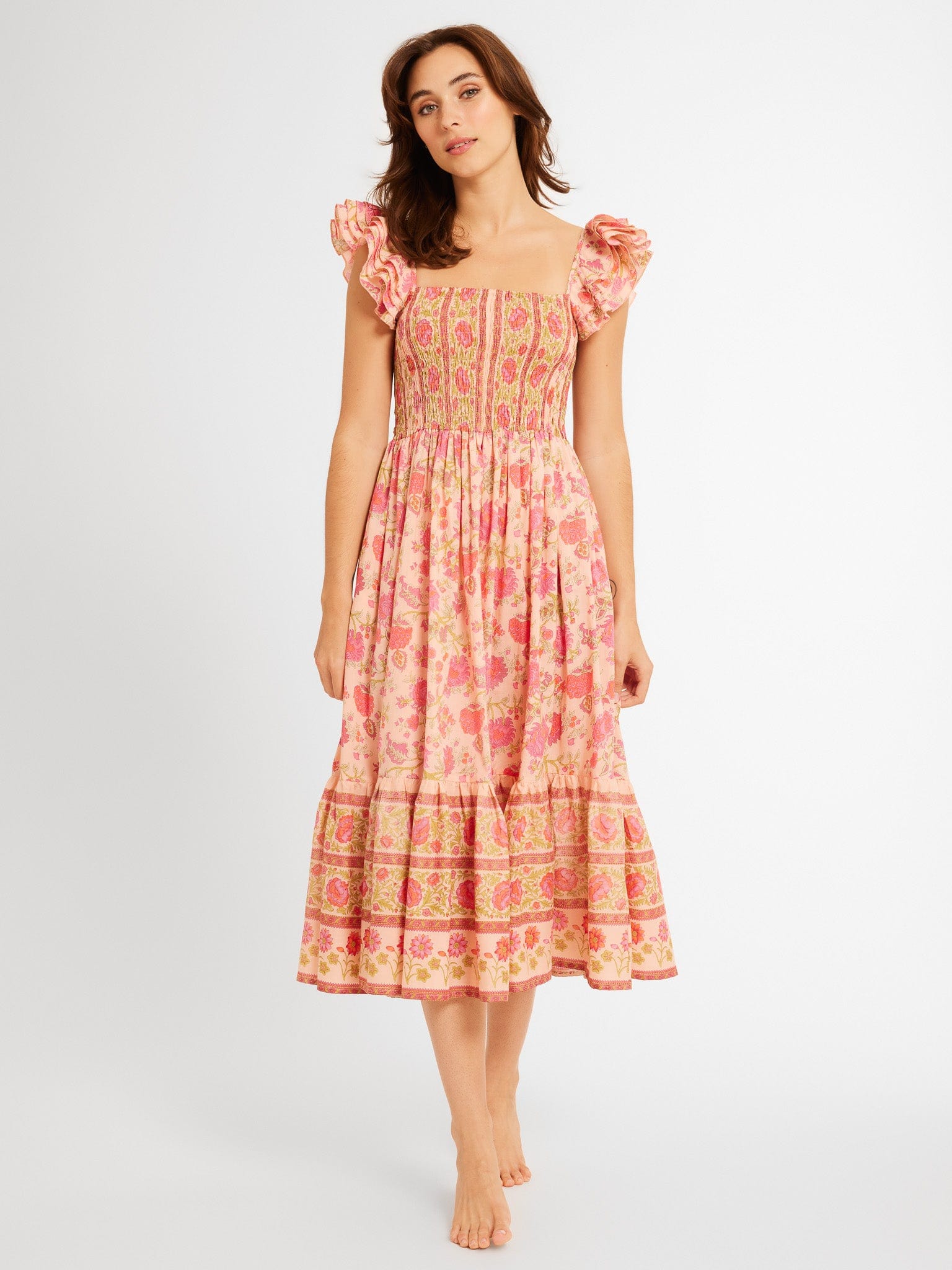 MILLE Clothing Olympia Dress in Desert Bloom