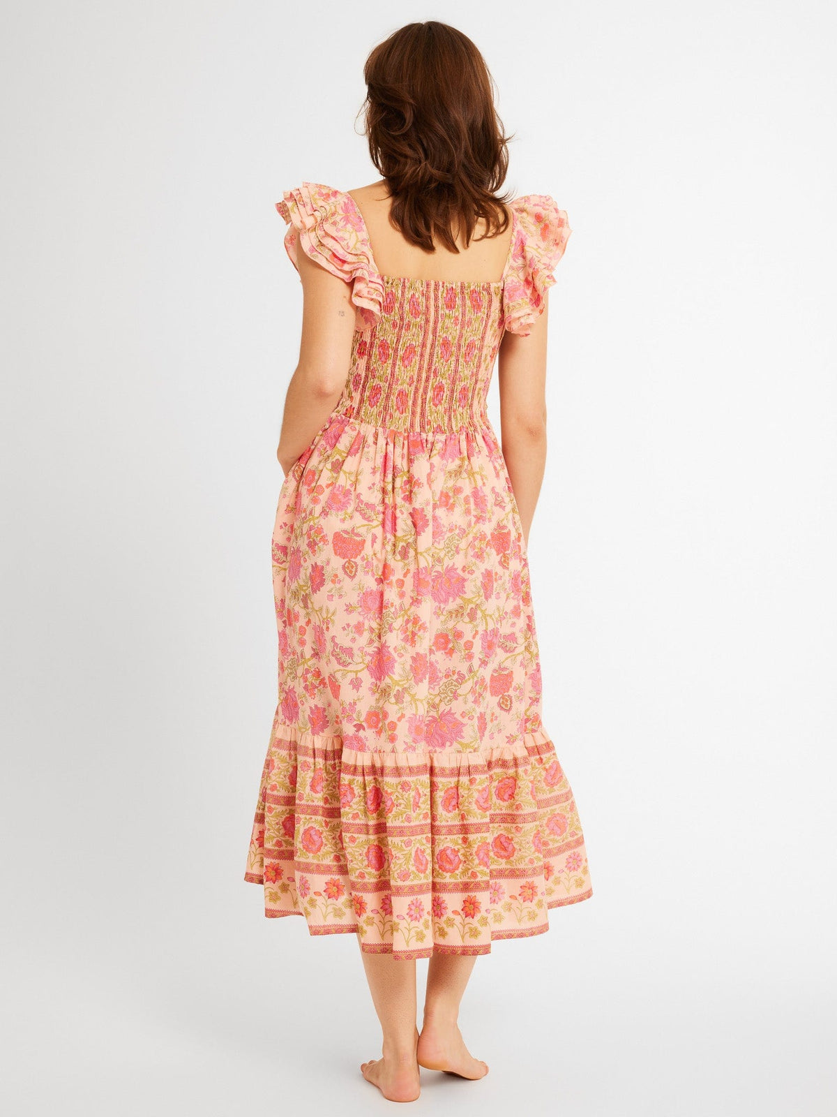 Olympia Dress in Desert Bloom – MILLE