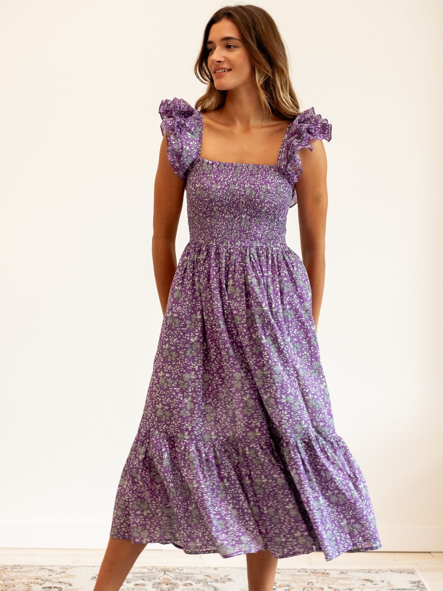 MILLE Clothing Olympia Dress in Provence Floral