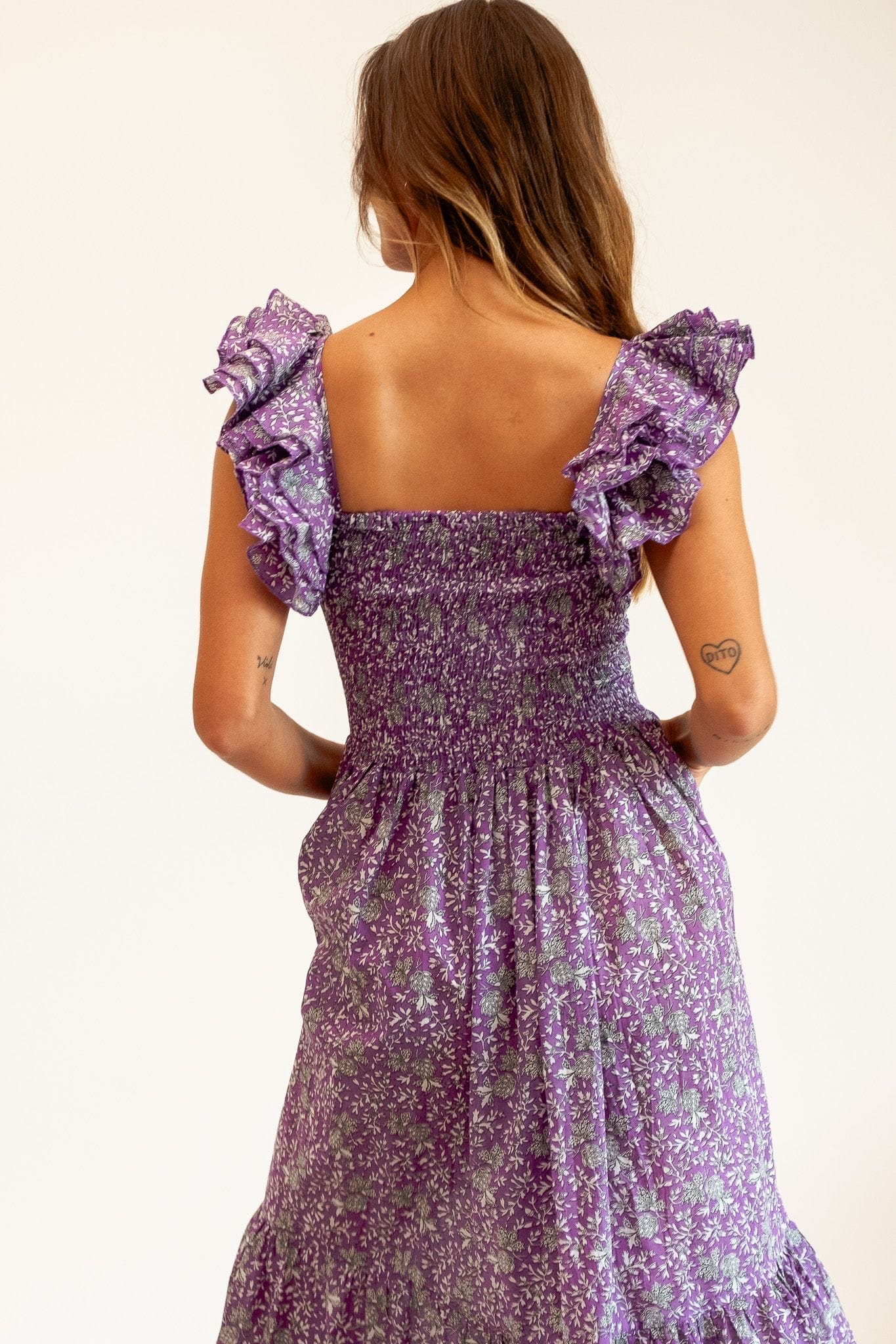 MILLE Clothing Olympia Dress in Provence Floral