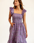 MILLE Clothing Olympia Dress in Provence Floral