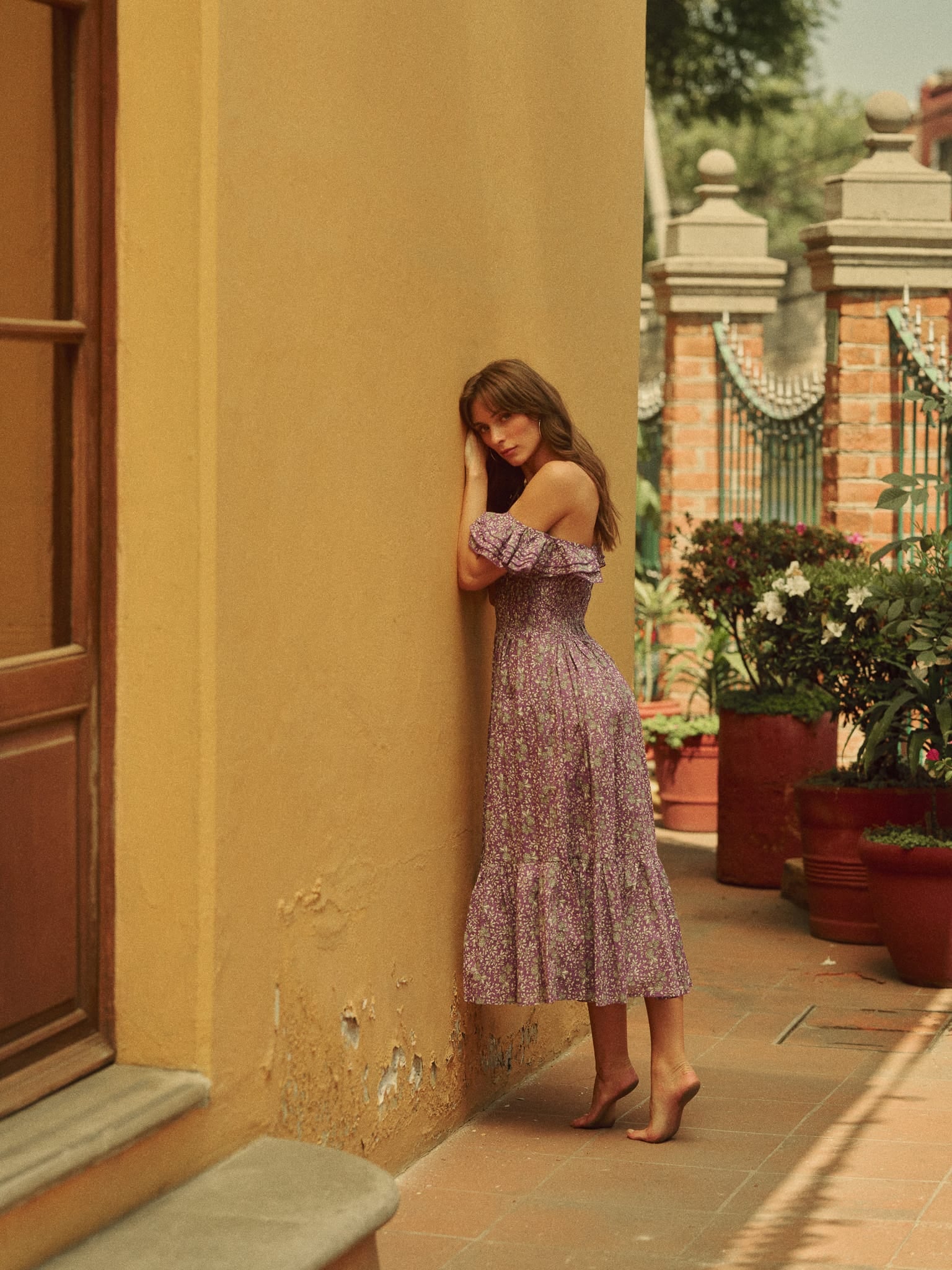 MILLE Clothing Olympia Dress in Provence Floral