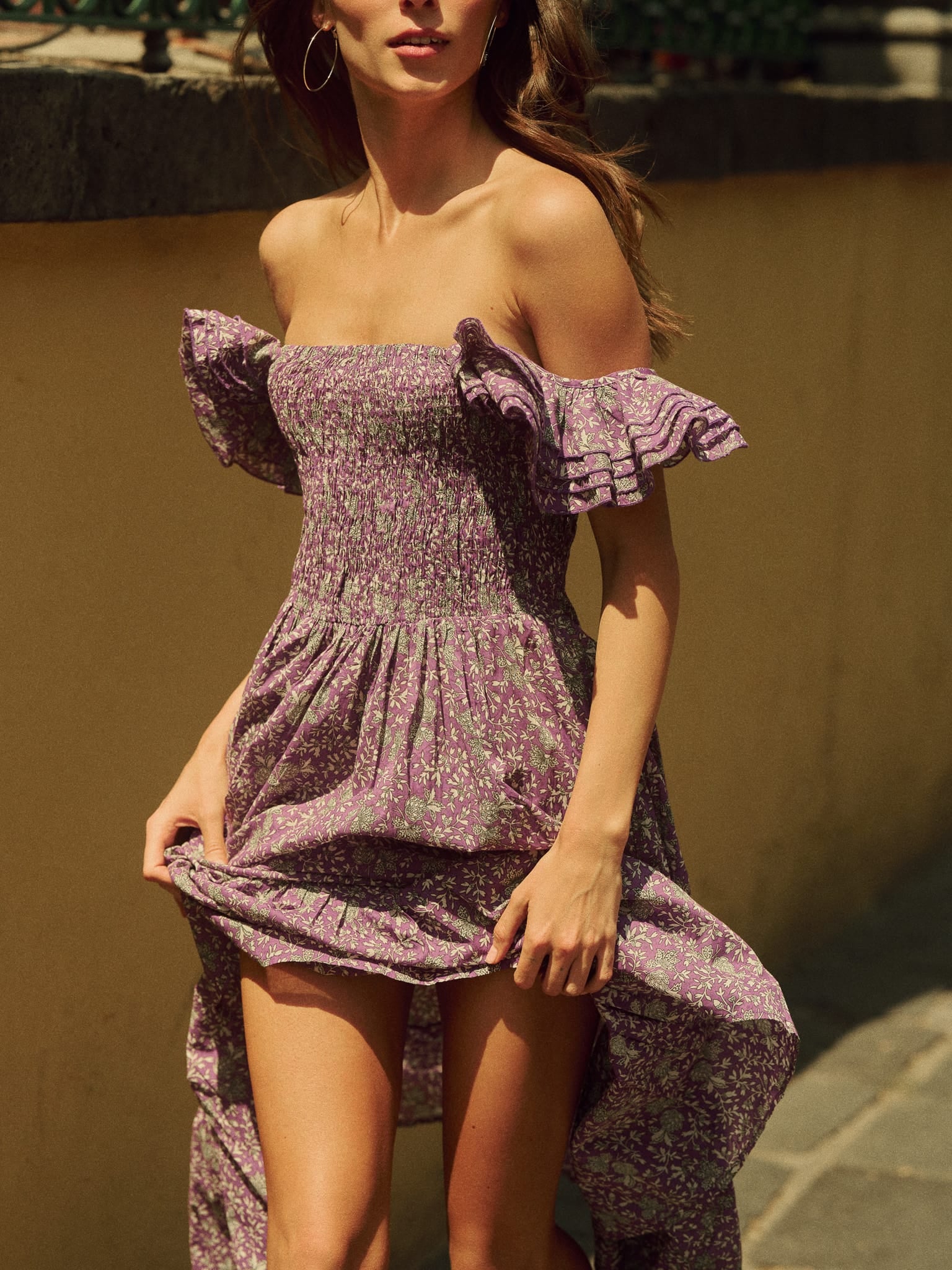 MILLE Clothing Olympia Dress in Provence Floral