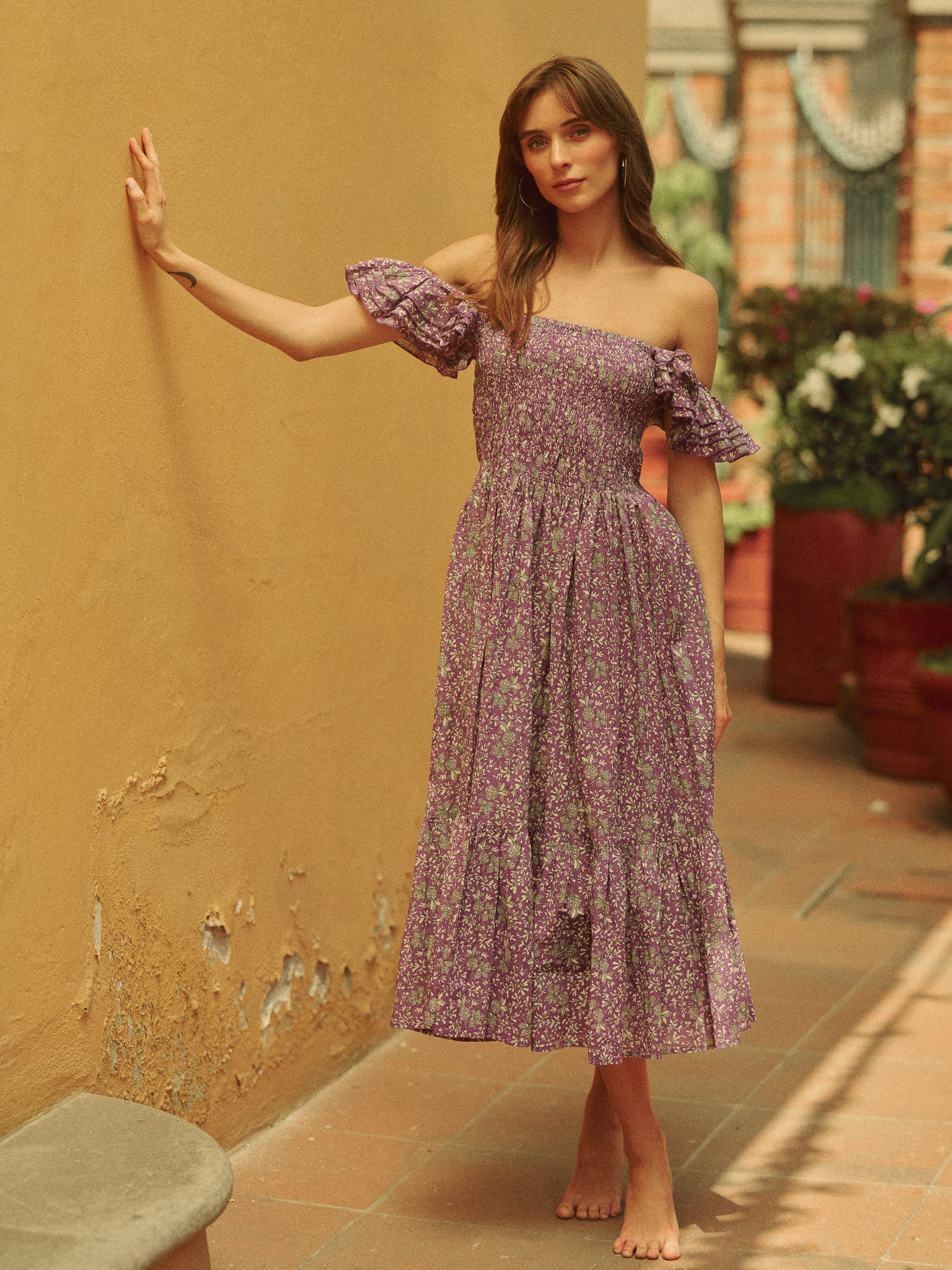 MILLE Clothing Olympia Dress in Provence Floral