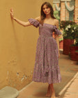 MILLE Clothing Olympia Dress in Provence Floral