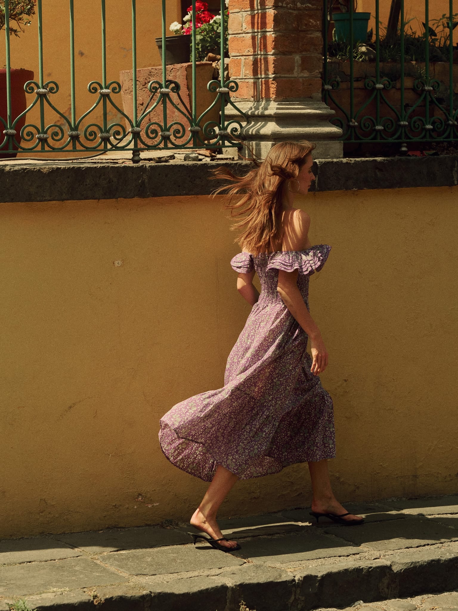 MILLE Clothing Olympia Dress in Provence Floral