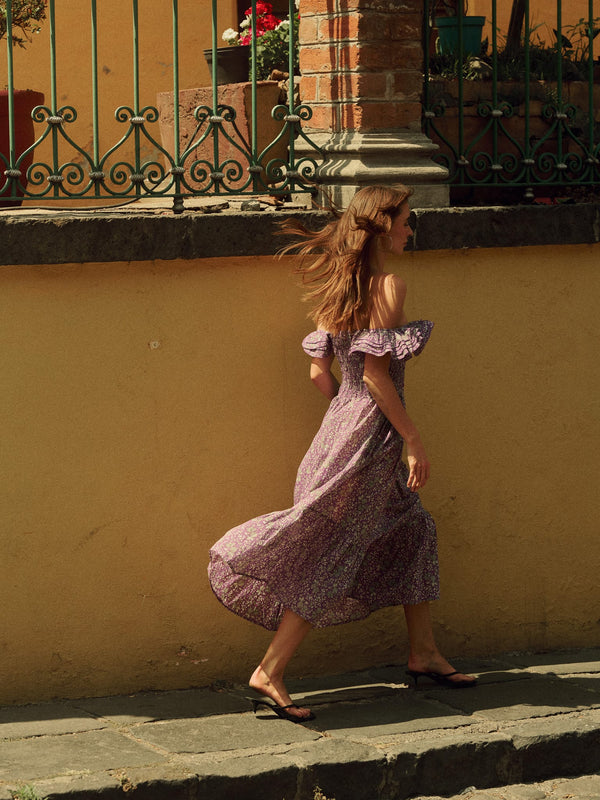 Olympia Dress in Provence Floral — view 17