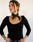 MILLE Clothing One Size Bridgette Bandana in Polka Dot