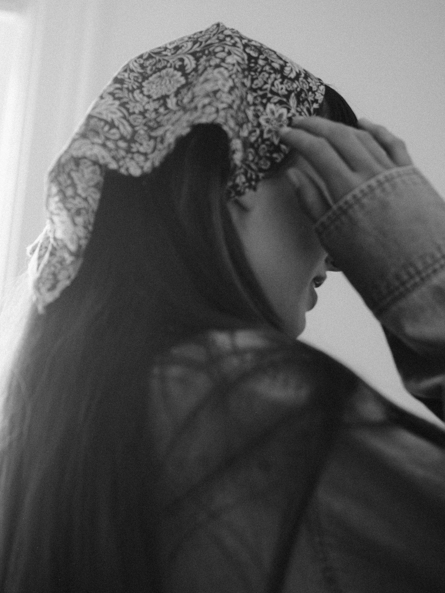 MILLE Clothing One Size Bridgette Head Scarf in Cocoa Floral