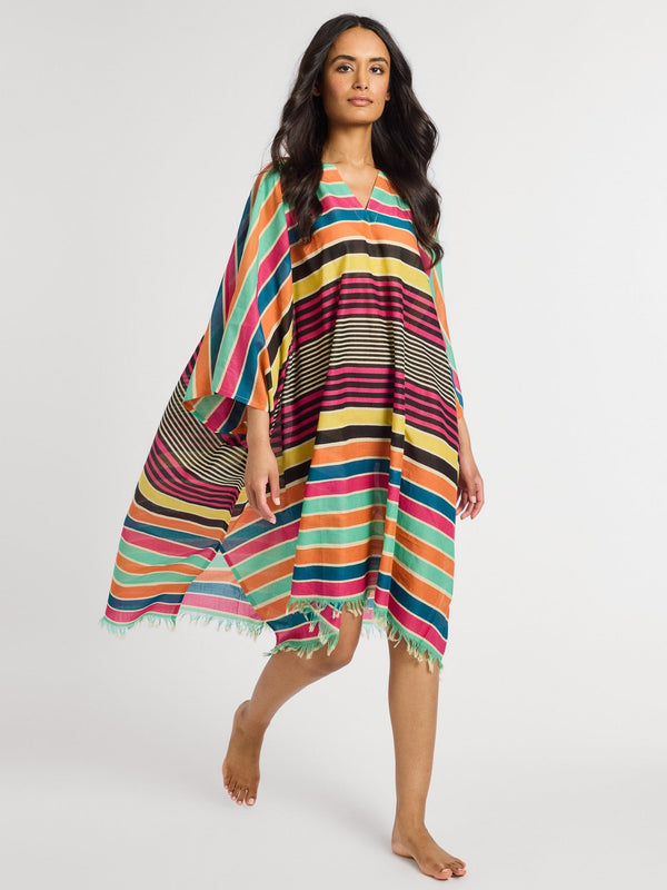Georgia Caftan in Ibiza Stripe — view 8