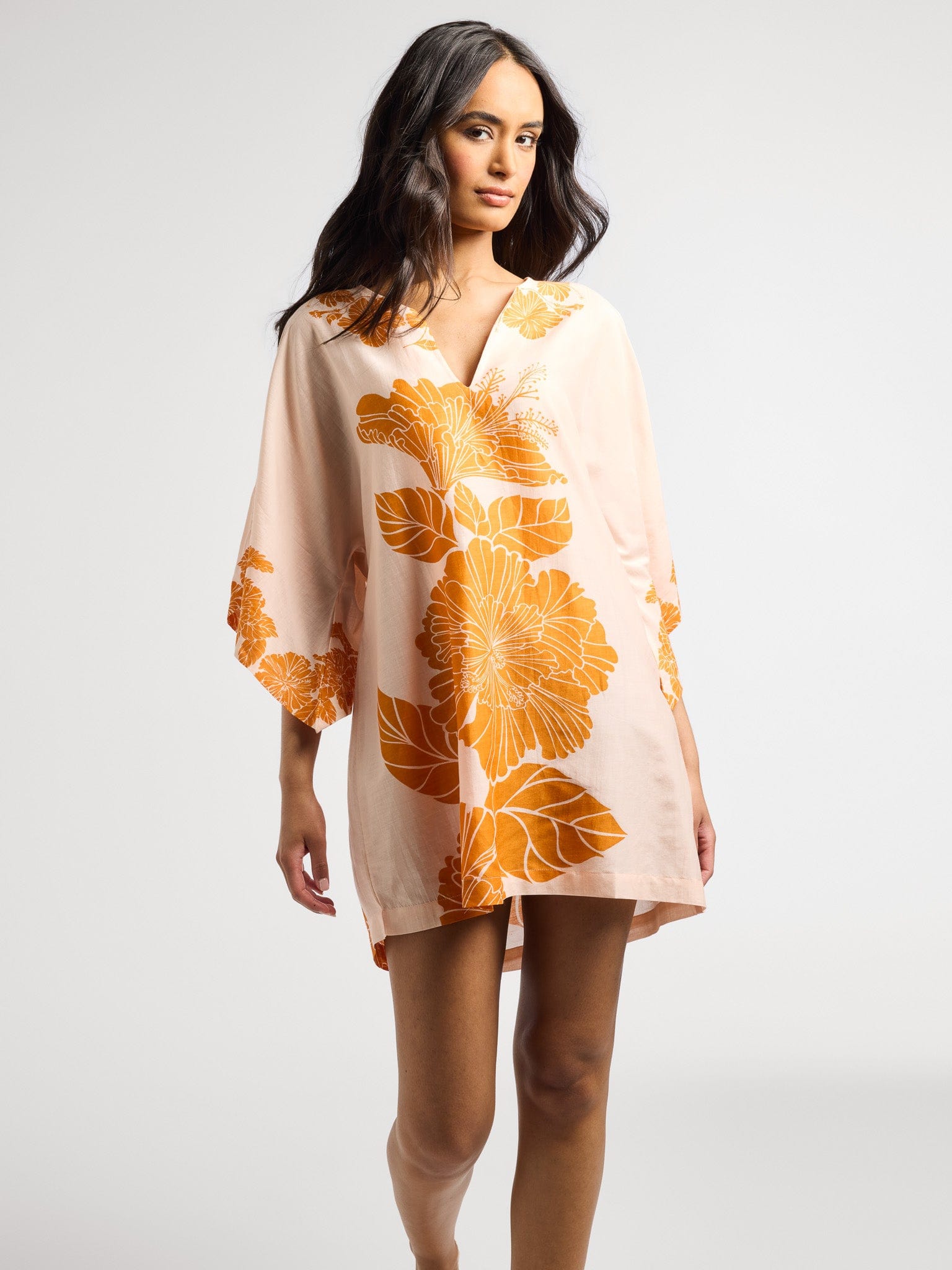 MILLE Clothing One Size Malia Caftan in Hanalei