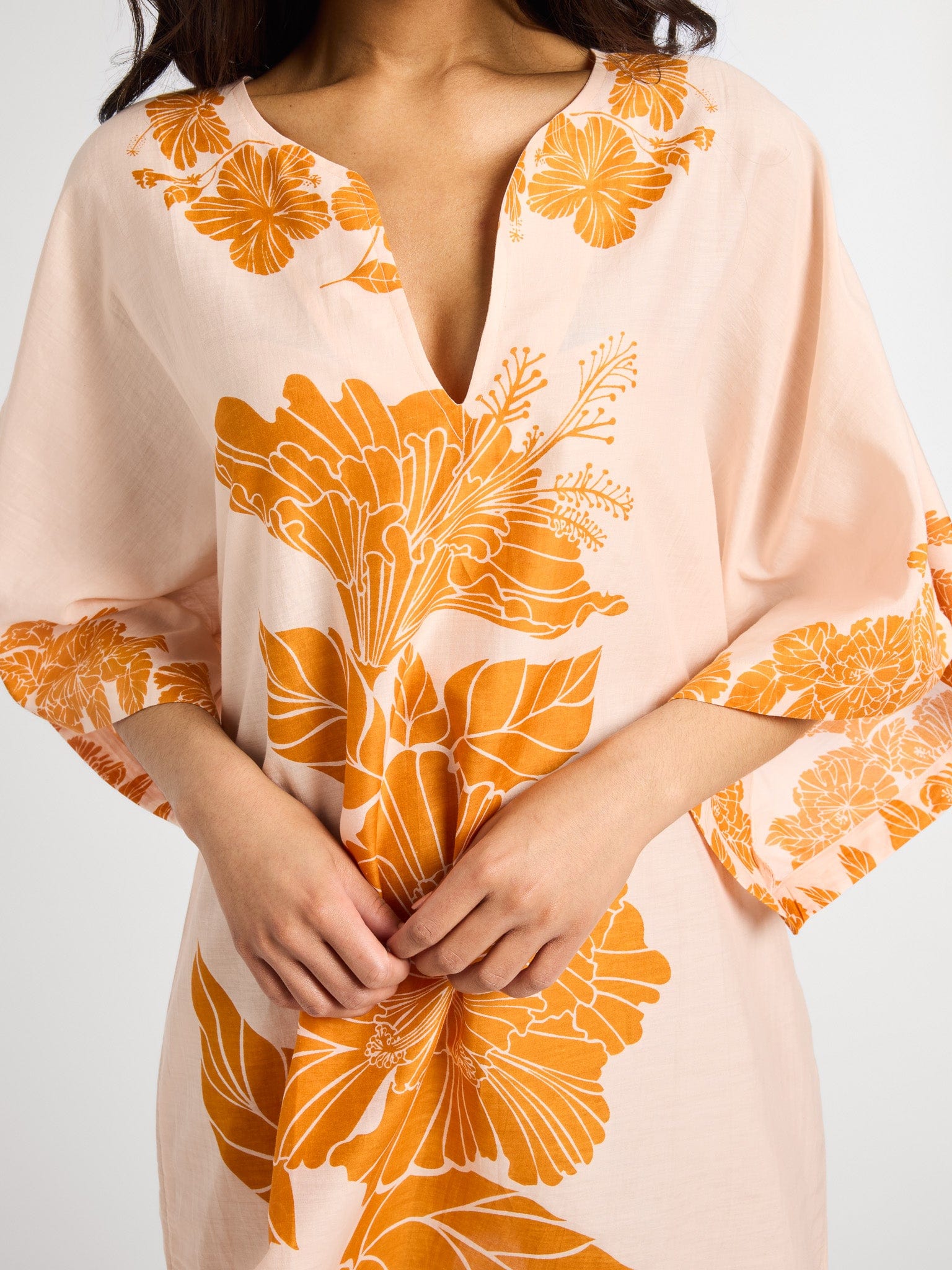 MILLE Clothing One Size Malia Caftan in Hanalei