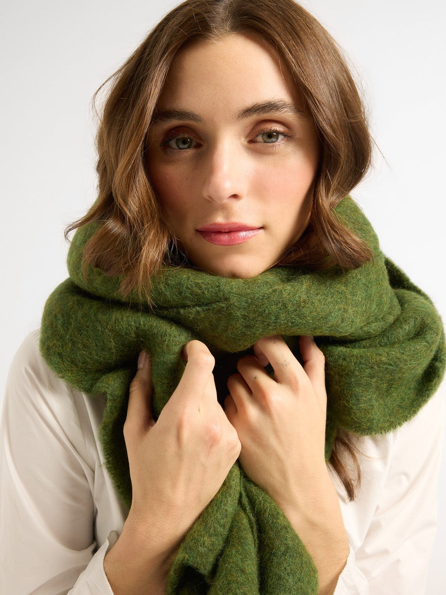 Neve Scarf in Moss — alternate view
