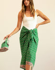MILLE Clothing One Size Pareo in Jelly Bean