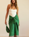 MILLE Clothing One Size Pareo in Jelly Bean