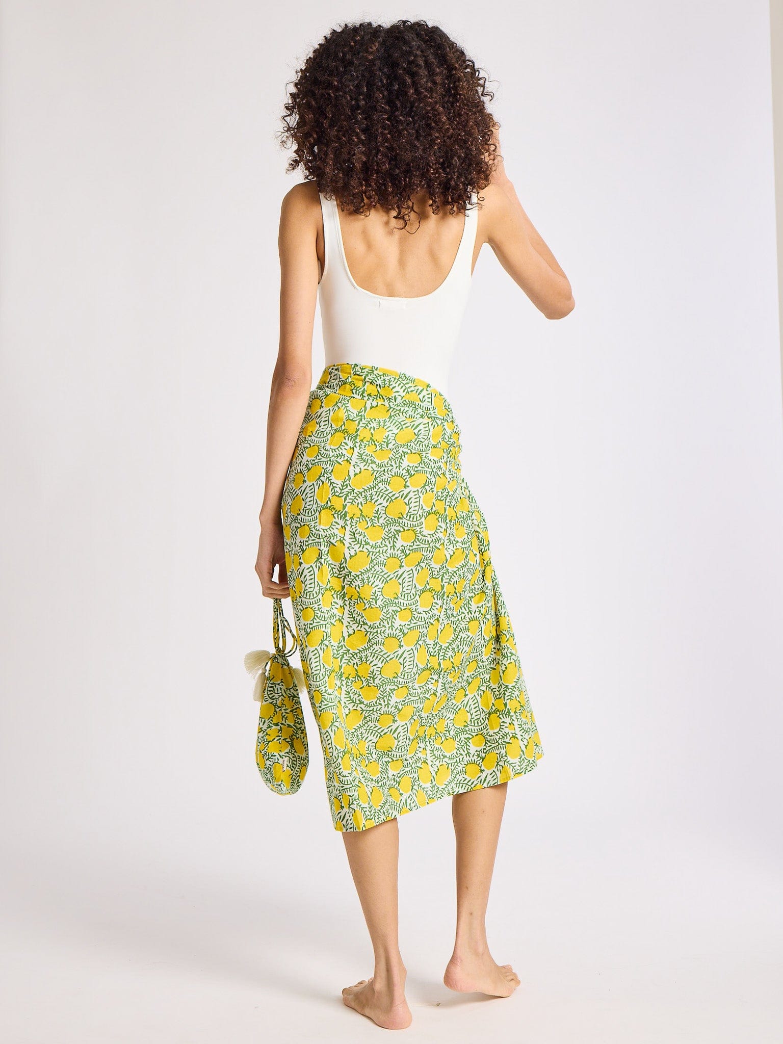 MILLE Clothing One Size Pareo in Lemons