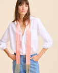 MILLE Clothing One Size Suki Beaded Scarf in Blush