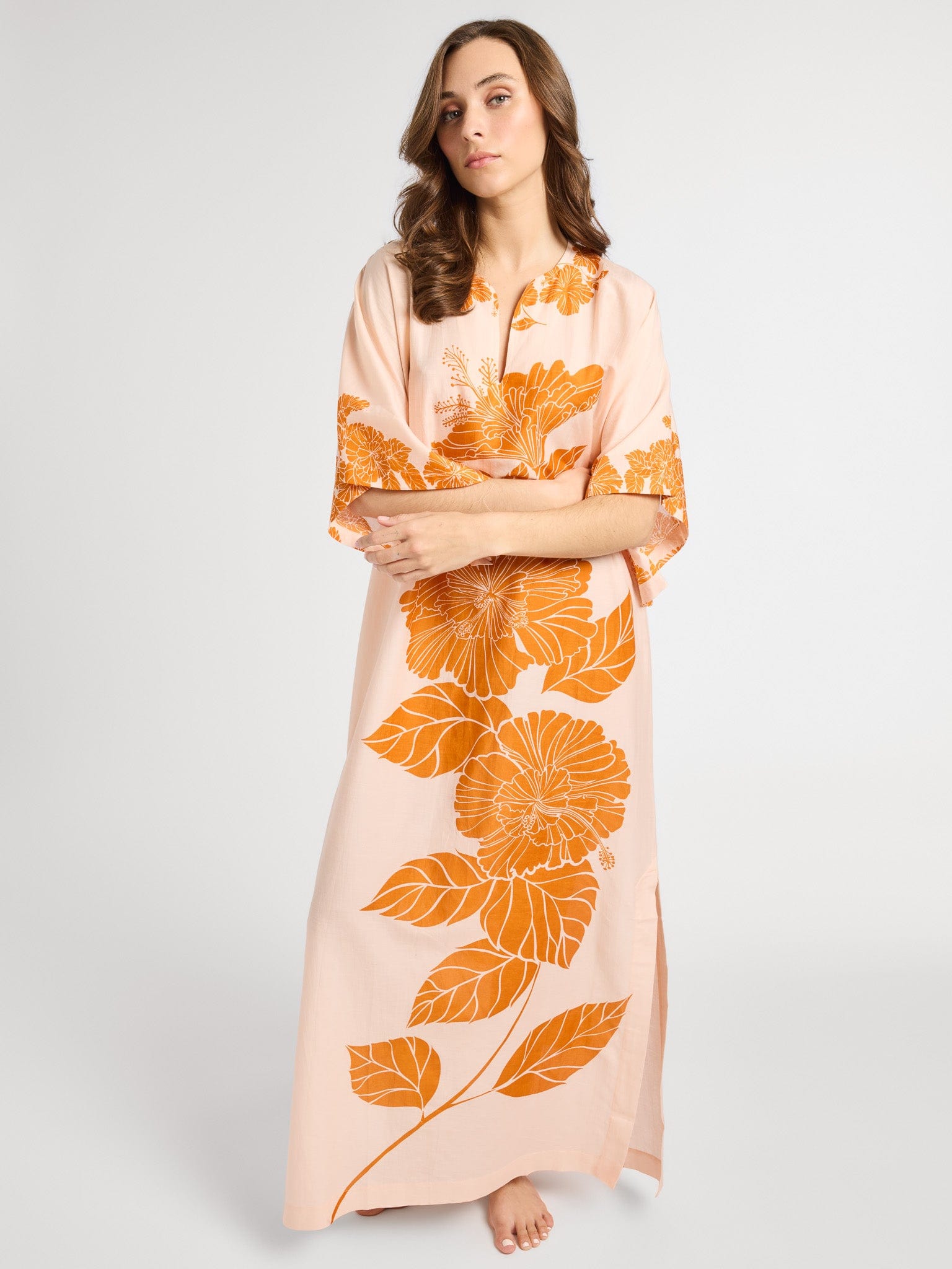 MILLE Clothing One Size Zandra Caftan in Hanalei