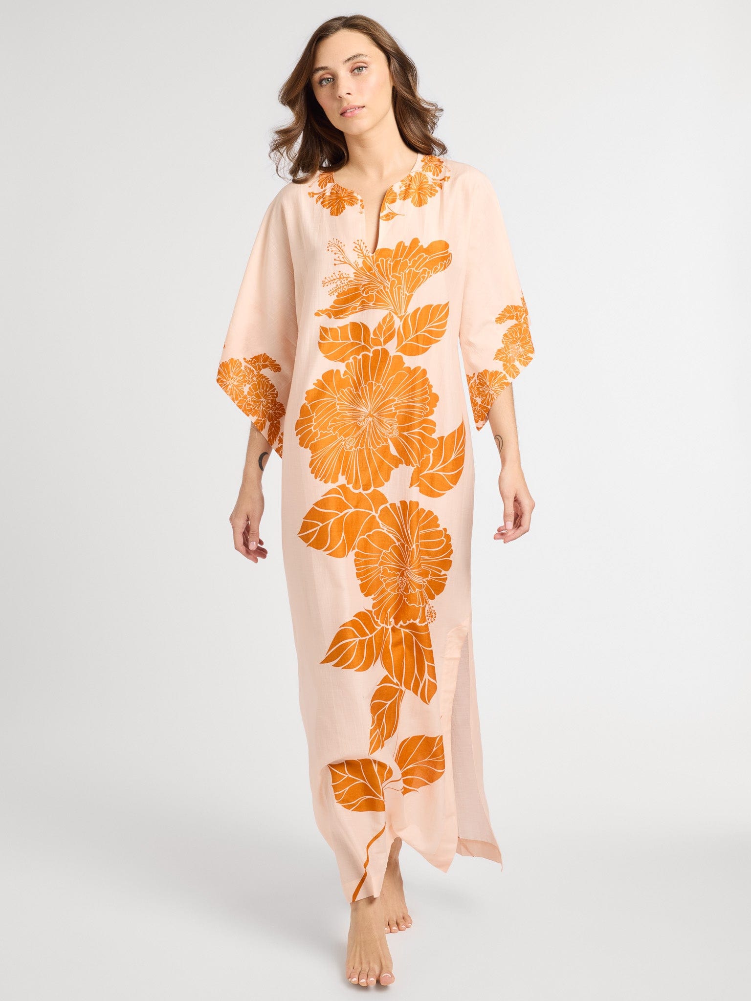 MILLE Clothing One Size Zandra Caftan in Hanalei