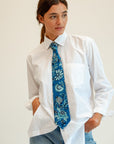 MILLE Clothing One Size Zoe Necktie in French Blue