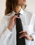 MILLE Clothing One Size Zoe Necktie in Polka Dot