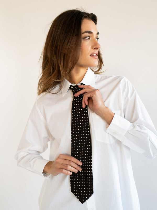 Zoe Necktie in Polka Dot — view 2