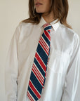 MILLE Clothing One Size Zoe Necktie in Sailing Stripe