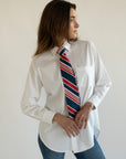 MILLE Clothing One Size Zoe Necktie in Sailing Stripe