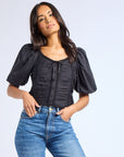 MILLE Clothing Ophelia Top in Black