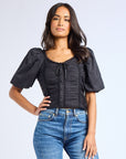 MILLE Clothing Ophelia Top in Black