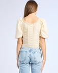 MILLE Clothing Ophelia Top in Ivory