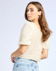 MILLE Clothing Ophelia Top in Ivory