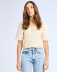 MILLE Clothing Ophelia Top in Ivory