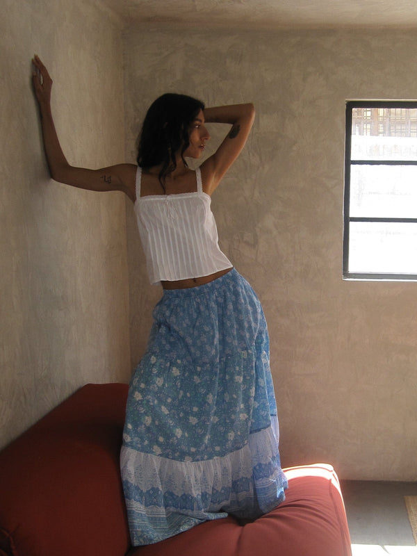 Paola Skirt in Charleston Floral — view 13