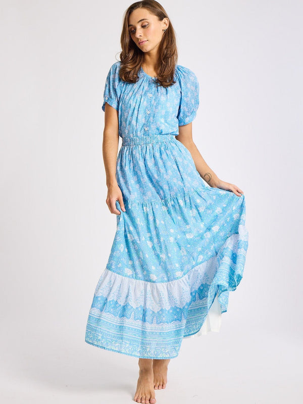 Paola Skirt in Charleston Floral — view 3