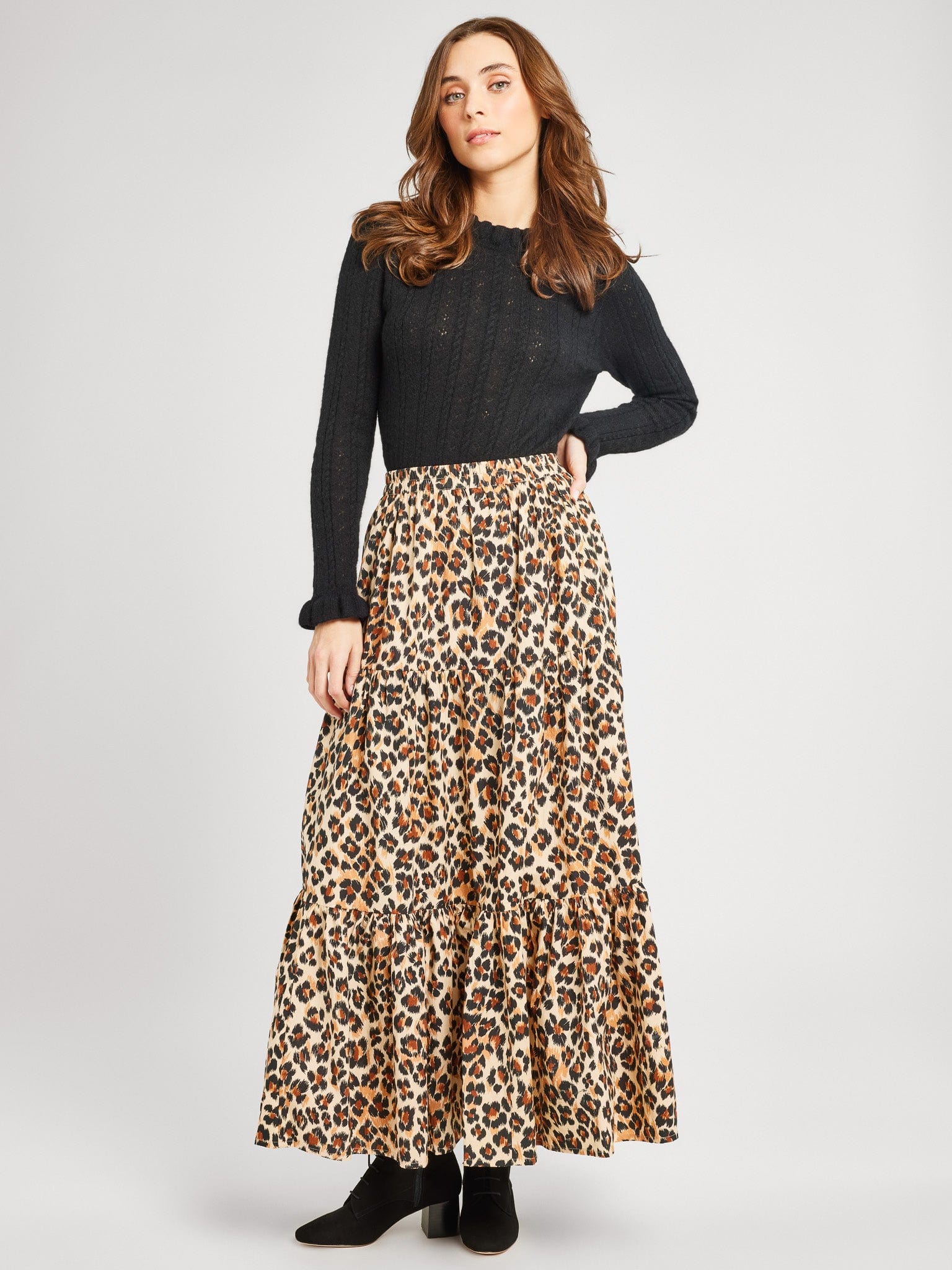 MILLE Clothing Paola Skirt in Cheetah