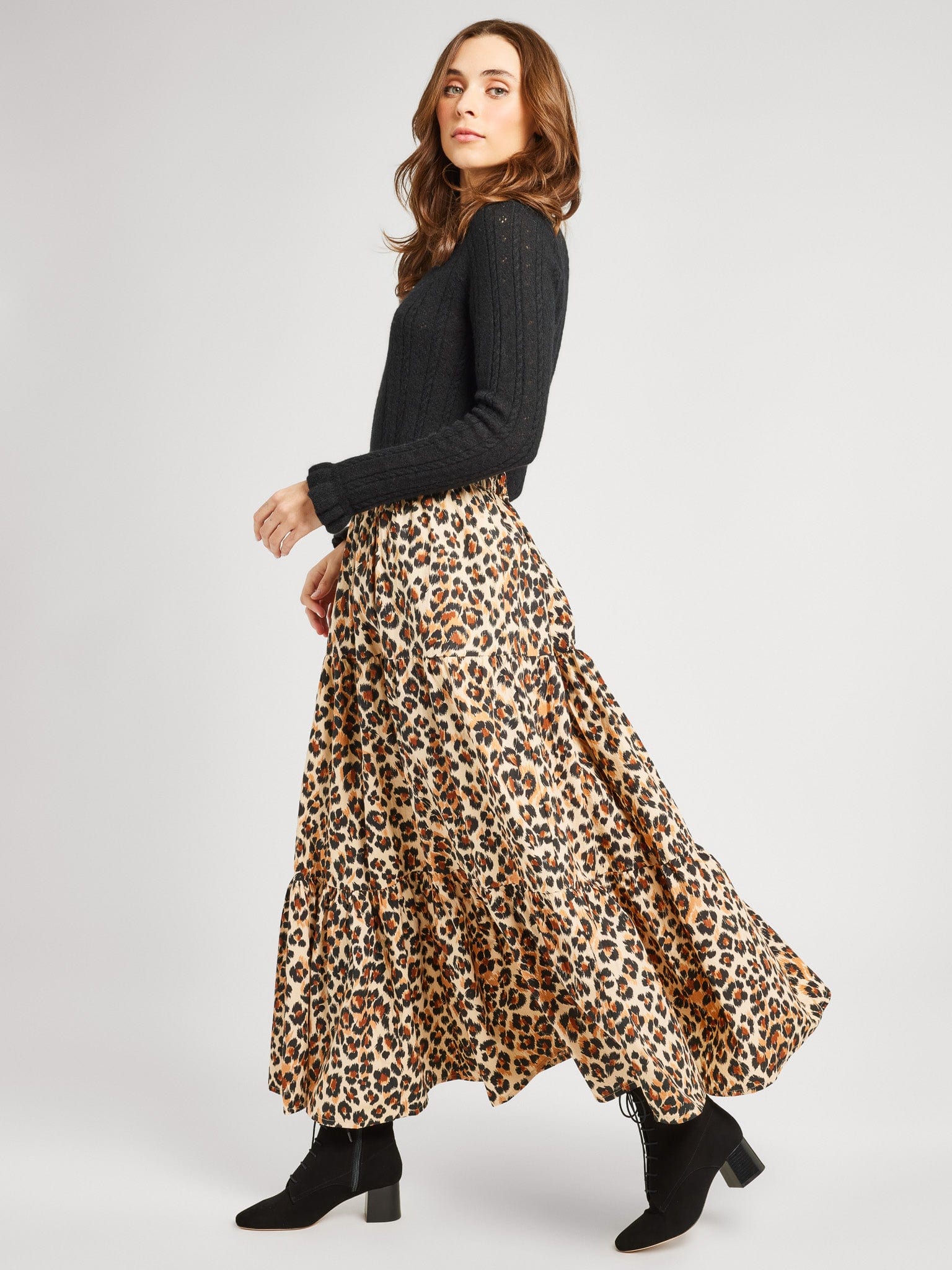 MILLE Clothing Paola Skirt in Cheetah