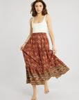 MILLE Clothing Paola Skirt in Cinnabar