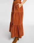 MILLE Clothing Paola Skirt in Cinnamon Cord