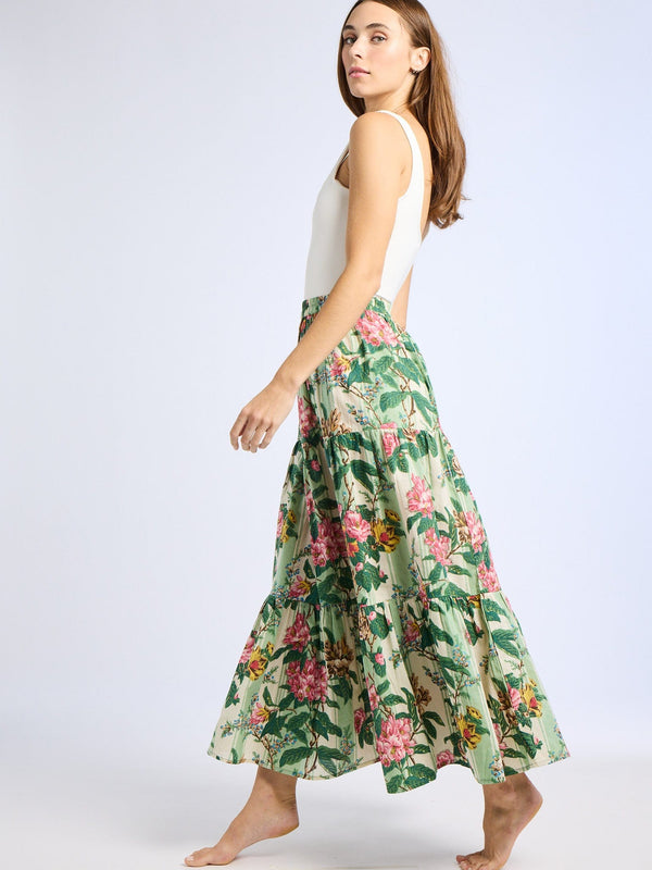 Paola Skirt in Garden Stripe — view 4