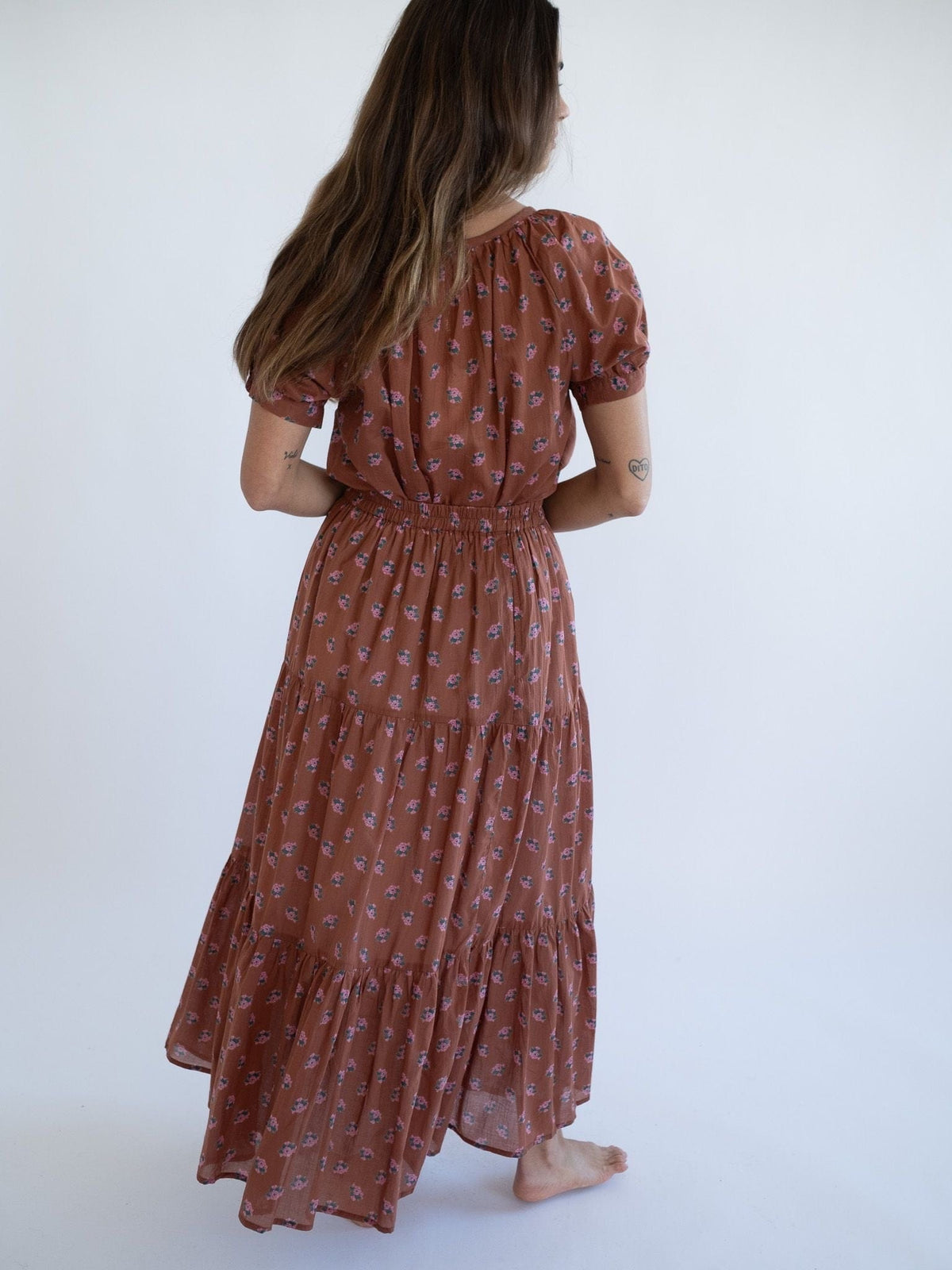 Paola Skirt in Petite Bouquet — The cut