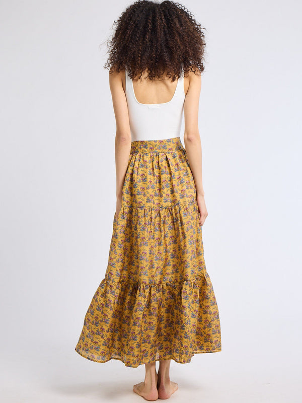 Paola Skirt in Rattan Floral — view 4