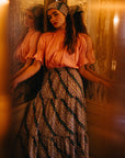 MILLE Clothing Paola Skirt in Rose Stripe