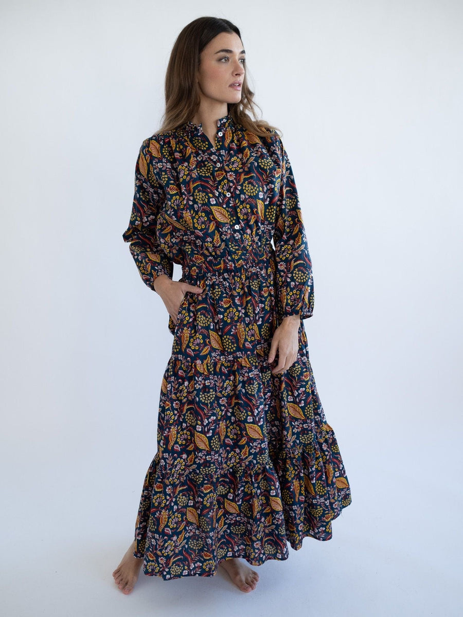 Paola Skirt in Star Floral — alternate view