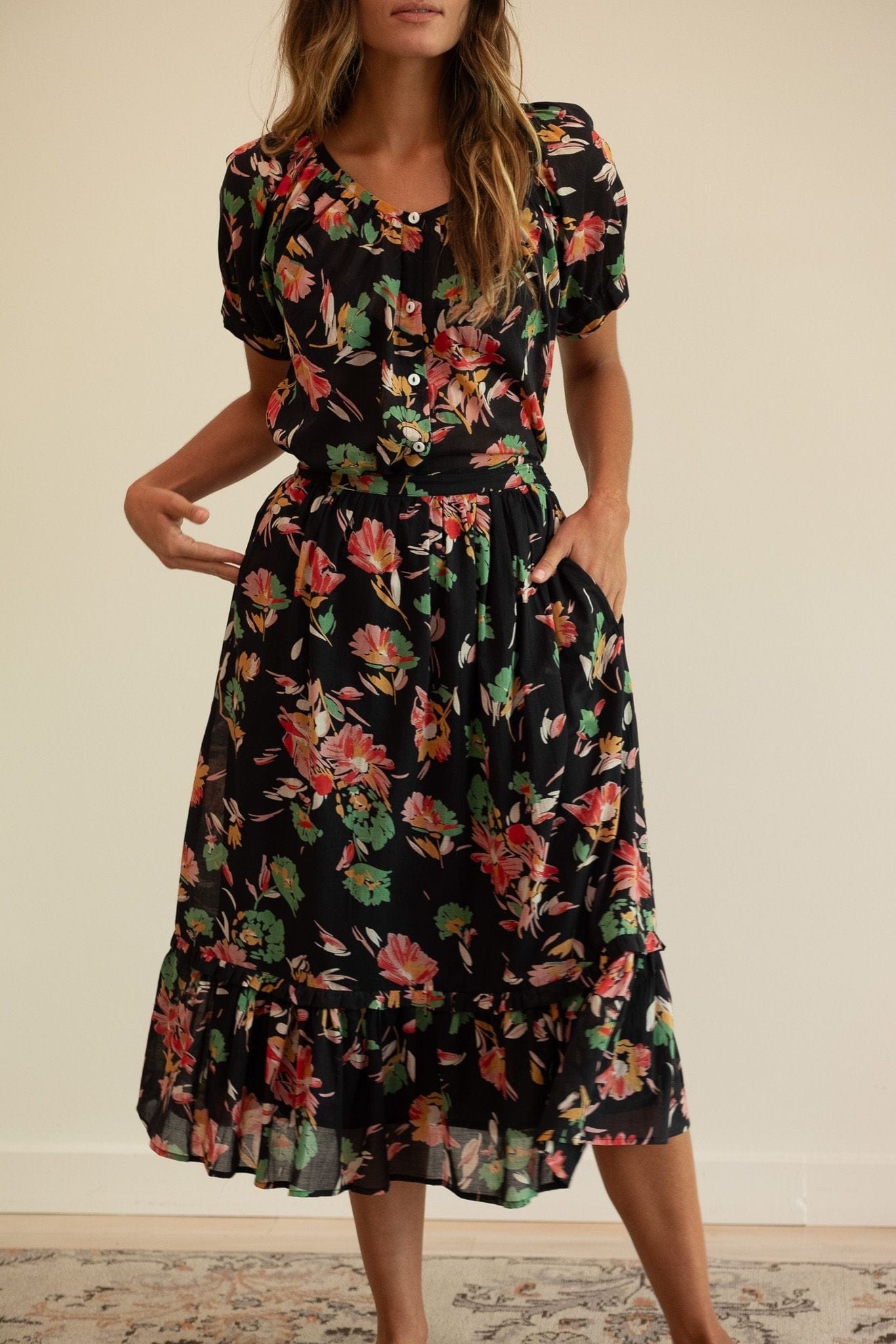 MILLE Clothing Parker Skirt in Somerset