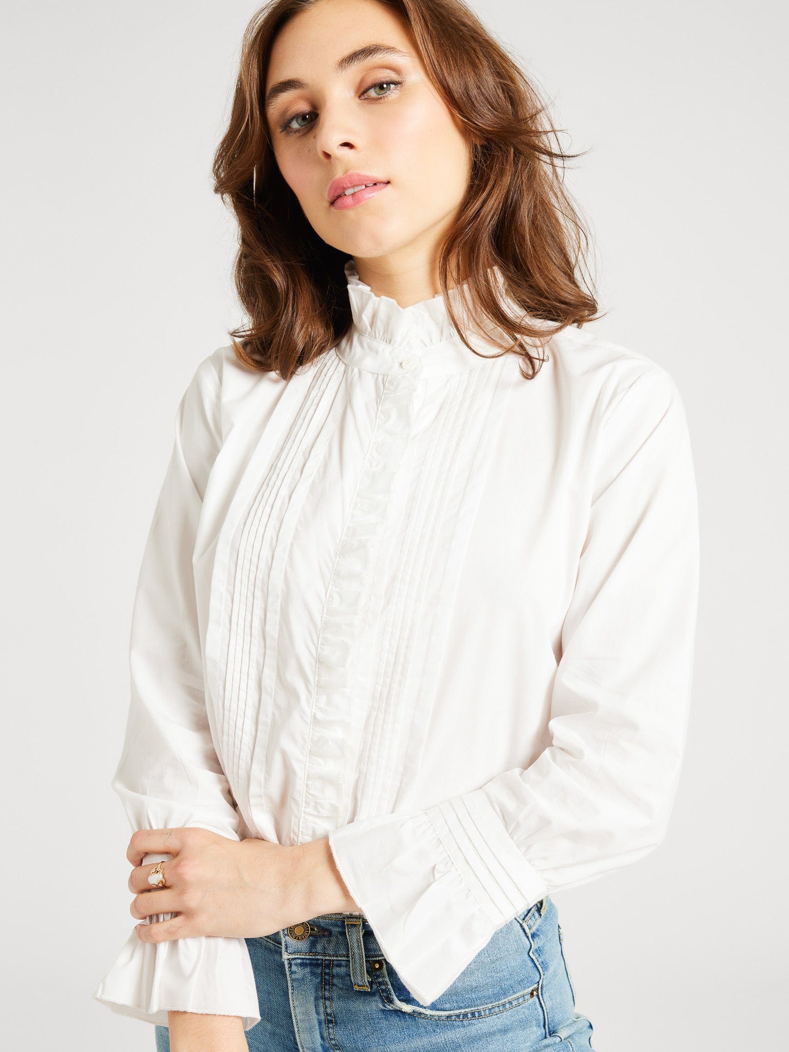 MILLE Clothing Phoebe Top in White