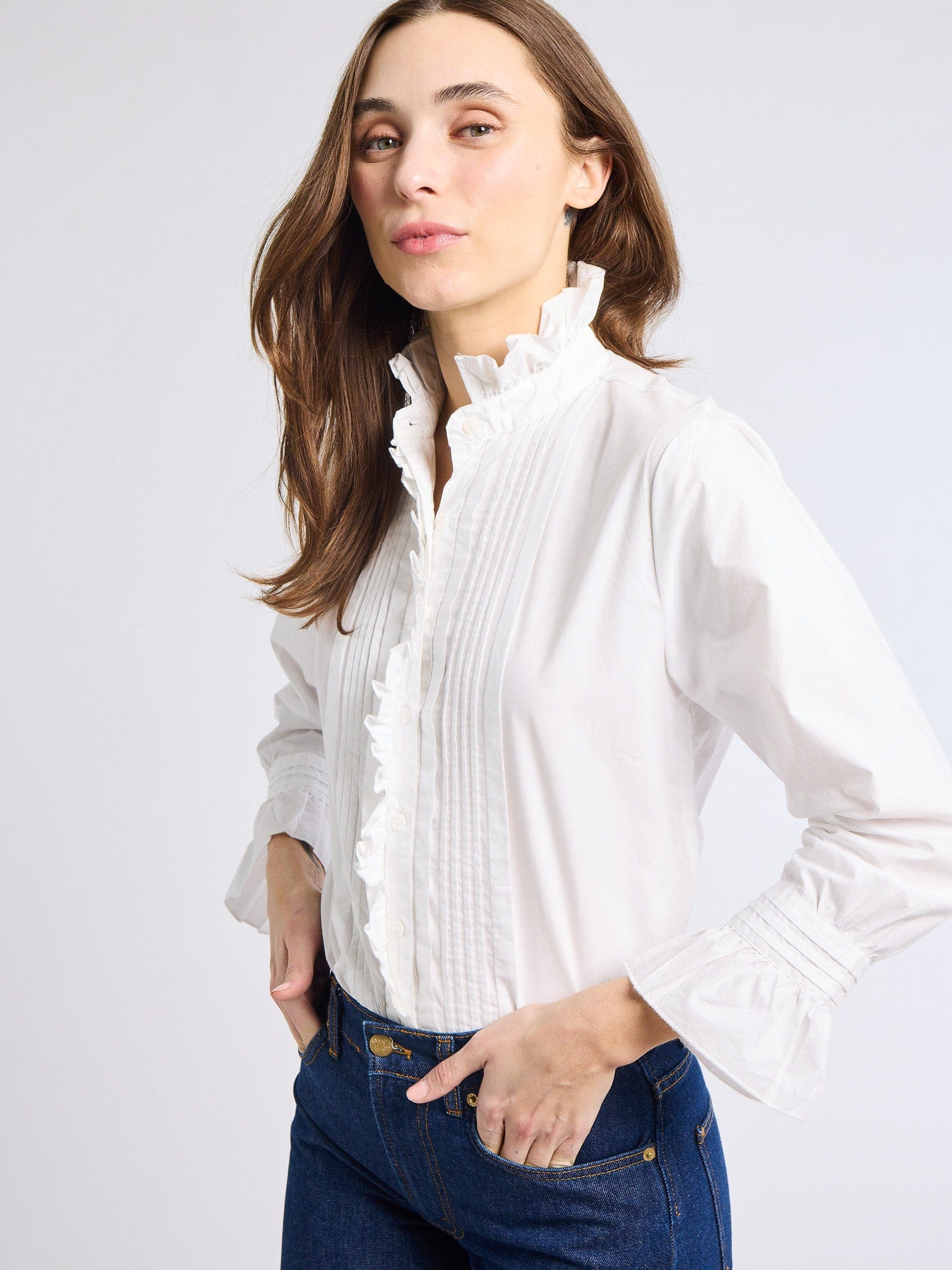 MILLE Clothing Phoebe Top in White