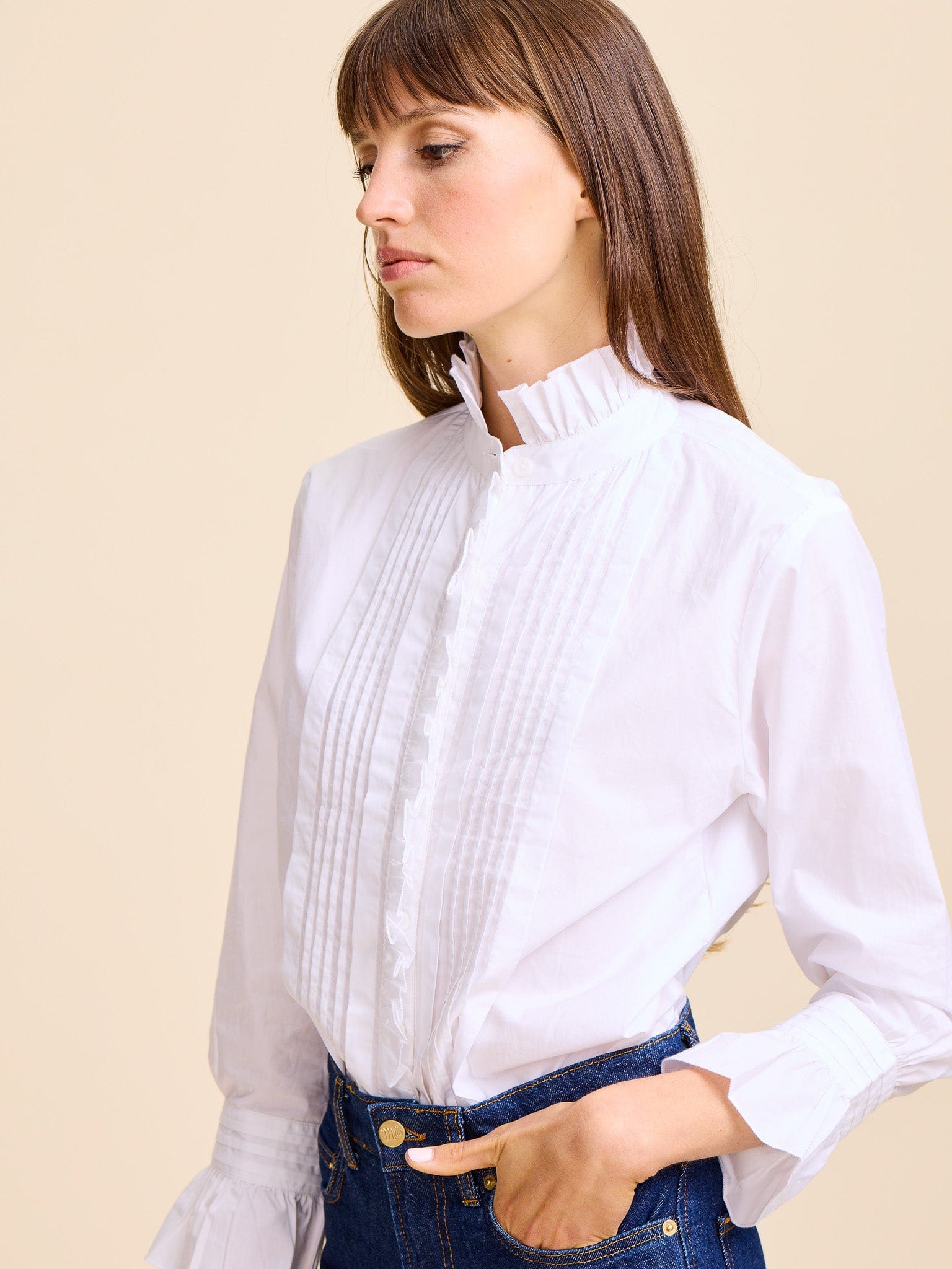 MILLE Clothing Phoebe Top in White