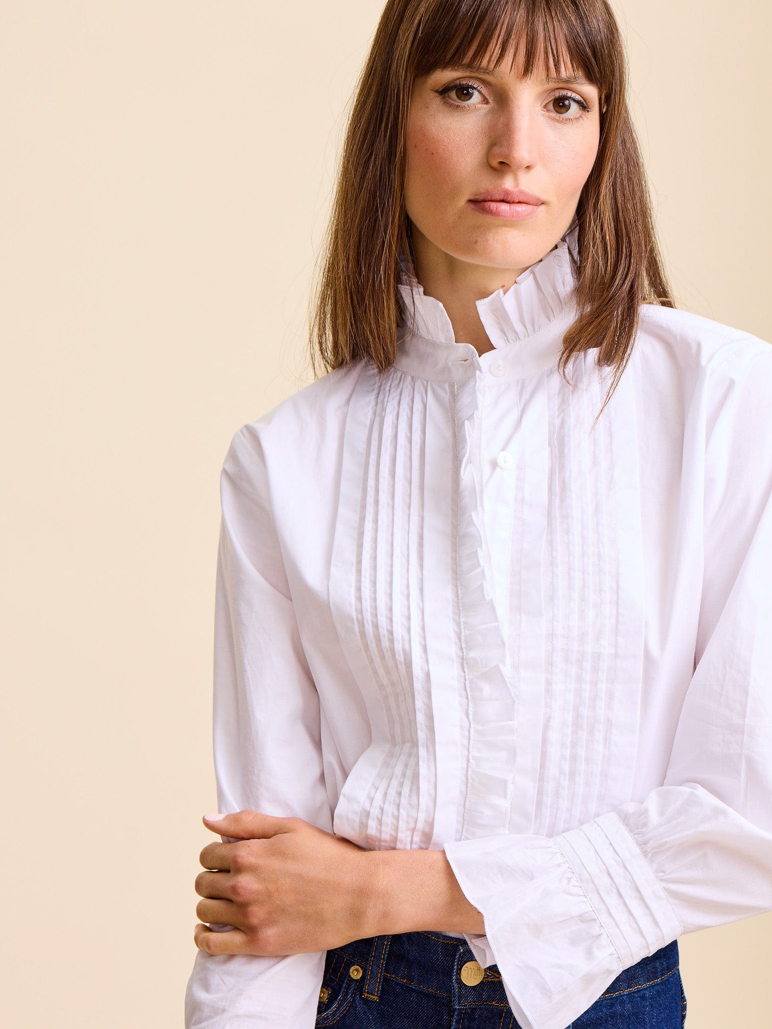 MILLE Clothing Phoebe Top in White